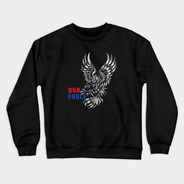 U.S.A EAGLE Crewneck Sweatshirt by TOPTshirt